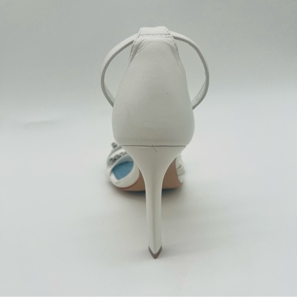 SCHUTZ Women’s Linsey Nubuck Sandal in White - Picture 7 of 10